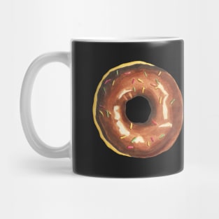 Chocolate donut, dessert, pastry, treat, chocolate, donut, doughnut Mug